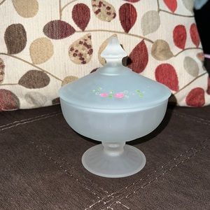 Antique WESTMORELAND Satin Finish Candy Dish